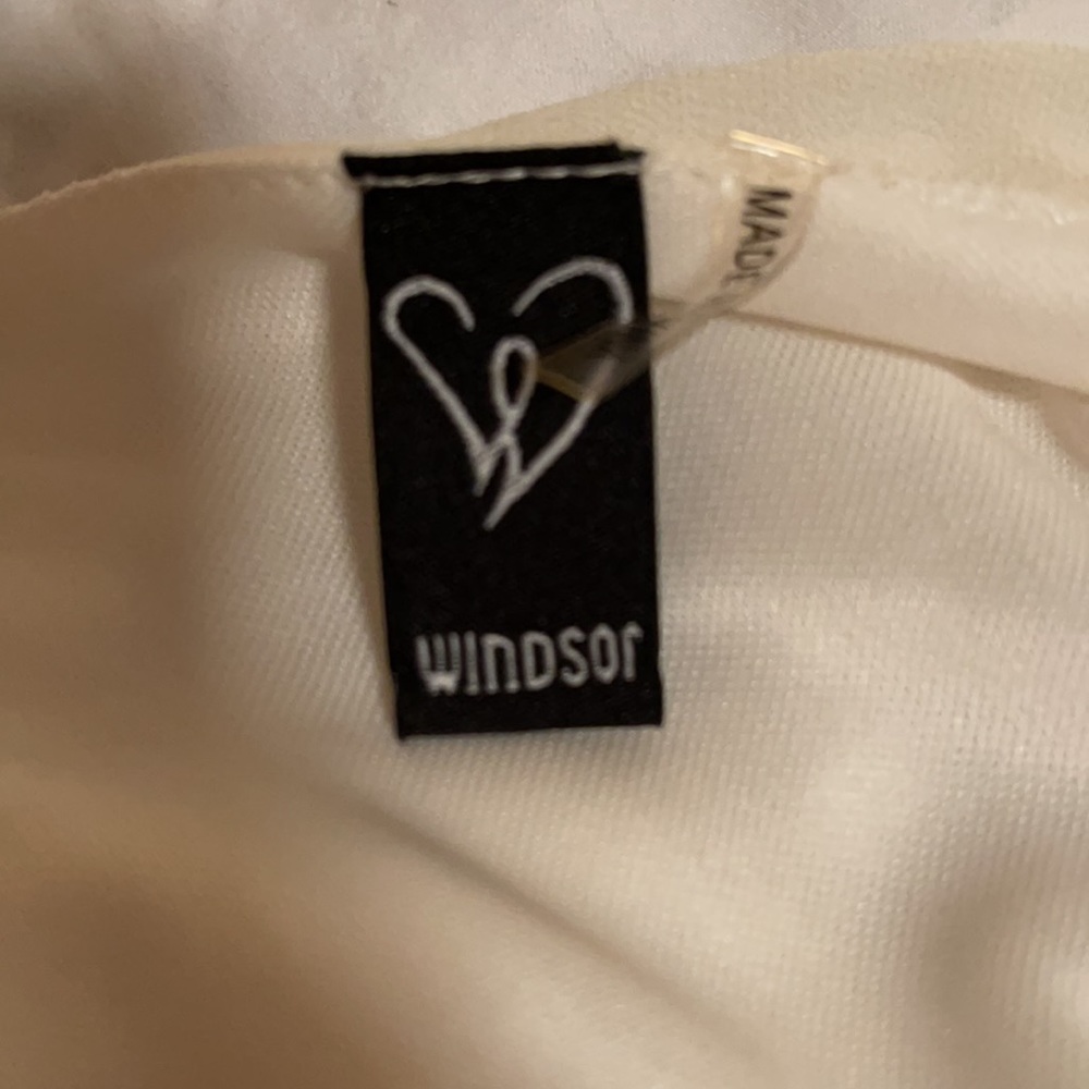 White Chiffon Jumpsuit - Picture 4 of 4
